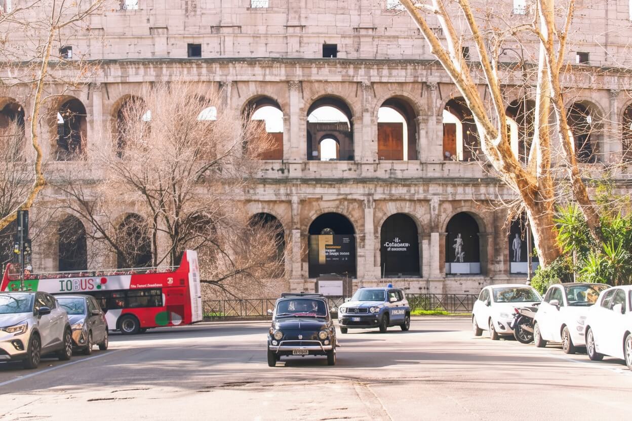 Arcades van het Colosseum Rome