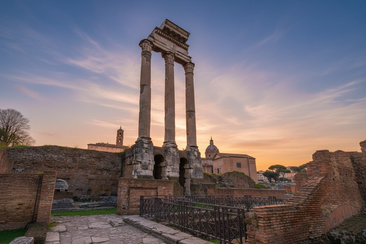 Interieur van het Colosseum in Rome